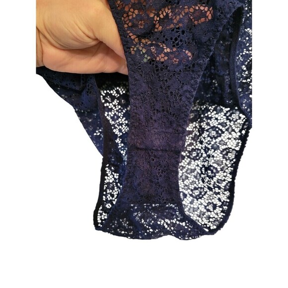 Victoria's Secret Deep Blue Lace Bodysuit - Picture 3 of 9